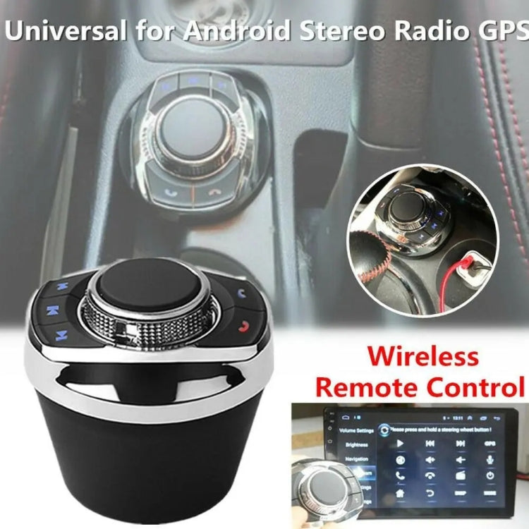 Portabicchieri multifunzionale per auto Pulsante manopola wireless Pulsante volante Telecomando senza luce, without Light
