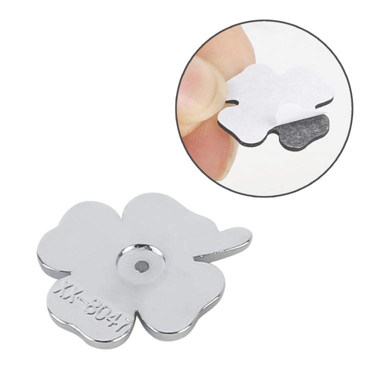 2 pezzi di quadrifoglio simbolo della fortuna distintivo etichettatura adesivo styling decorazione auto, dimensioni: 2x2x0,2 cm, Size: 2x2x0.2cm