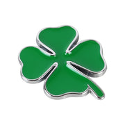 Quadrifoglio simbolo fortuna distintivo etichettatura adesivo styling decorazione auto, dimensioni: 4x3x0,3 cm, Size: 4x3x0.3cm