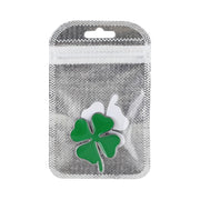 Quadrifoglio simbolo fortuna distintivo etichettatura adesivo styling decorazione auto, dimensioni: 4x3x0,3 cm, Size: 4x3x0.3cm