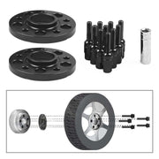 Per Mercedes-Benz Distanziale ruota centrale flangia mozzo ruota modificata per auto da 20 mm con viti M12x1,5, 20mm