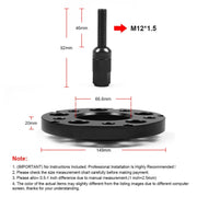 Per Mercedes-Benz Distanziale ruota centrale flangia mozzo ruota modificata per auto da 20 mm con viti M12x1,5, 20mm