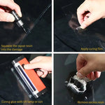 Fluido per la riparazione del parabrezza del finestrino dell'auto, senza vernice, 2 in 1, con strumento, 2 in 1 Repair Fluid (Black), 2 in 1 Repair Fluid (White)
