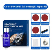 Set di liquidi per la riparazione dell'ingiallimento dei graffi dei fari dell'auto, capacità: 30 ml, 30ml