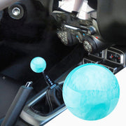 Copertura del cambio della testata dell'ingranaggio a stella in marmo modificata per auto con adattatore, Pink, Green, Light Green, Light Blue, Purple
