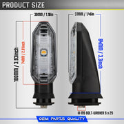 2 pz Per Honda RS150 XRE300 CRF300 X-ADV Moto LED Indicatori di direzione, For Honda RS150