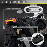 2 pz Per Honda RS150 XRE300 CRF300 X-ADV Moto LED Indicatori di direzione, For Honda RS150