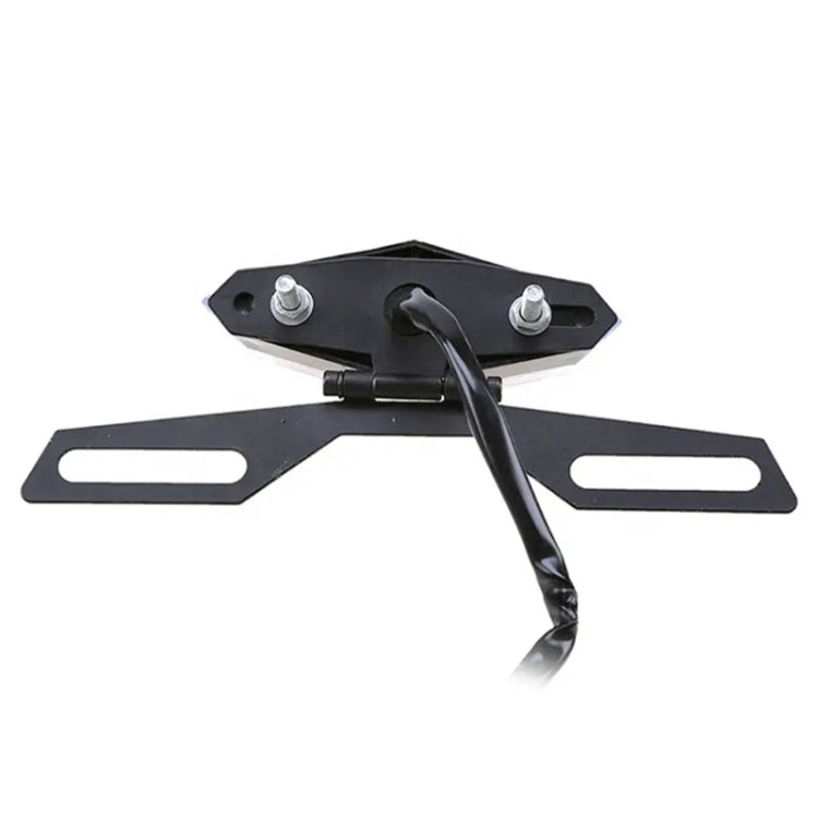 Staffa triangolare per fanale posteriore pieghevole per moto, Folding