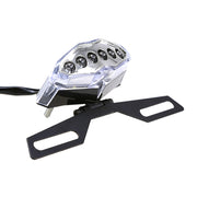 Staffa triangolare per fanale posteriore pieghevole per moto, Folding
