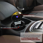 Posacenere creativo per auto N12B Energia solare con luce e copertura per auto, N12B