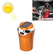 N12E Posacenere creativo per auto ad energia solare con luce e coperchio con accendisigari