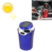 N12E Posacenere creativo per auto ad energia solare con luce e coperchio con accendisigari