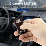 N12E Posacenere creativo per auto ad energia solare con luce e coperchio con accendisigari