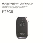 Per KIA Carnival EX / SX Hallmo Custodia protettiva per chiave in pelle di vacchetta per auto, C138