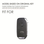 Per Kia Sorento Hallmo Custodia protettiva per chiave in pelle di vacchetta per auto, B088