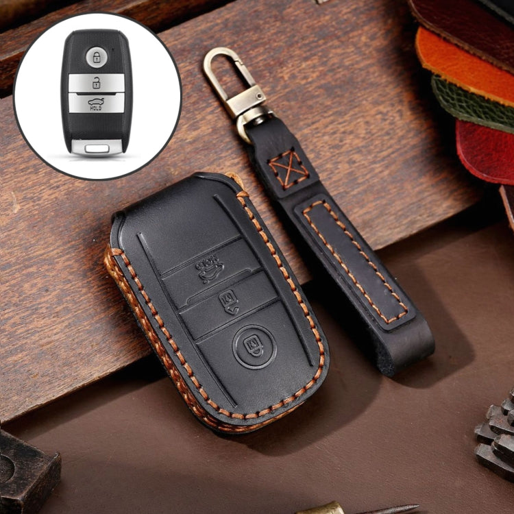 Per Kia Sportage R / K5 / K4 / K2 / KX3 Hallmo A Style Car Custodia protettiva in pelle di vacchetta con chiave protettiva, C132