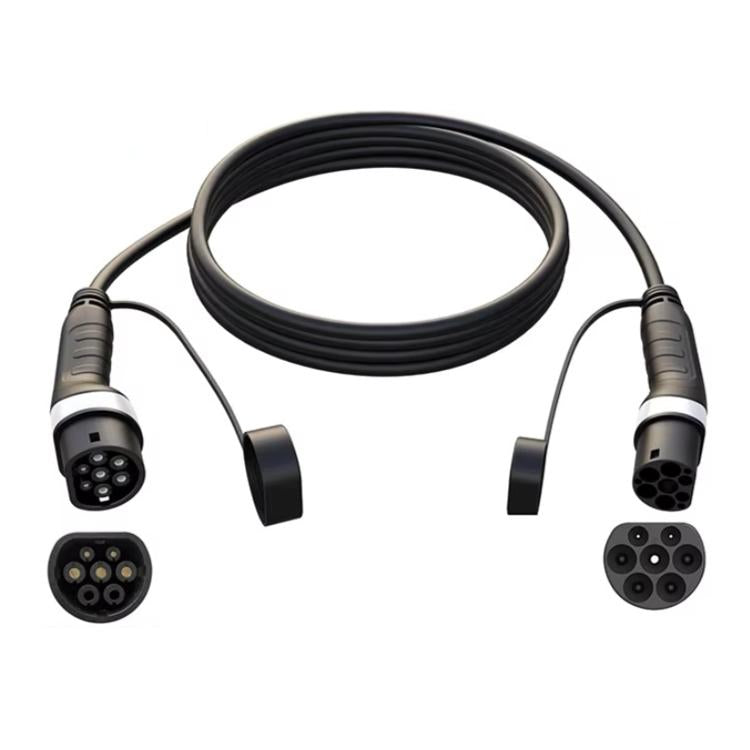 Feyree 250V 16A 1 Phase Home New Energy Veicolo elettrico Tipo 2 Cavo di prolunga per ricarica Cavo adattatore, 250V 16A