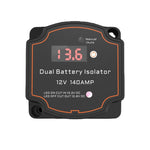 IP68 12V 140A Car Yacht RV Smart Dual Battery Isolation Controller VSR Display digitale Voltmetro, with Digital Display Voltmeter