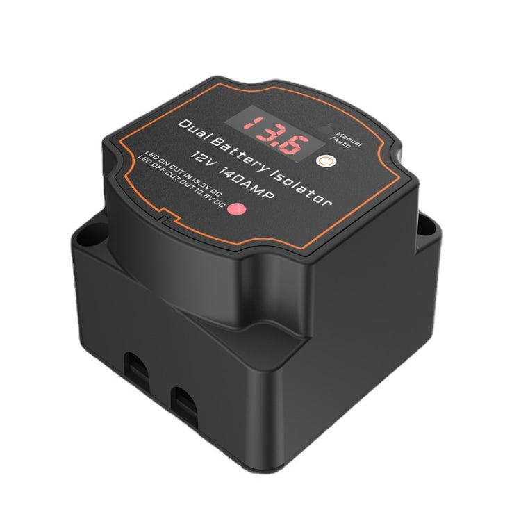 IP68 12V 140A Car Yacht RV Smart Dual Battery Isolation Controller VSR Display digitale Voltmetro, with Digital Display Voltmeter