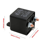 ZL180 12V 120A Relè per auto Relè isolatore batteria Reless remoto con clip batteria x 2 e telecomando x 2, 12V 120A   with Battery Clip x 2 & Remote Control x 2