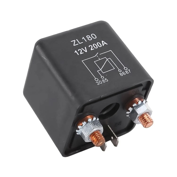 Relè avviamento auto 12V 200A con accessori, 12V