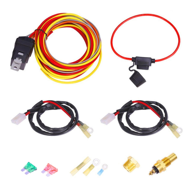 Auto 12V 40A 165-185 Gradi Ventola Di Raffreddamento Elettrica Termostato Interruttore Sensore di Temperatura Set, 12V 40A 165-185 Degree