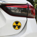 Adesivo decorativo per mozzo ruota auto 4 in 1, diametro: 5,8 cm, Black + Yellow