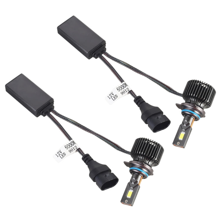 K11 1 coppia 9012 12V / 85W / 6000K / 9000LM Faro LED per auto, 9012