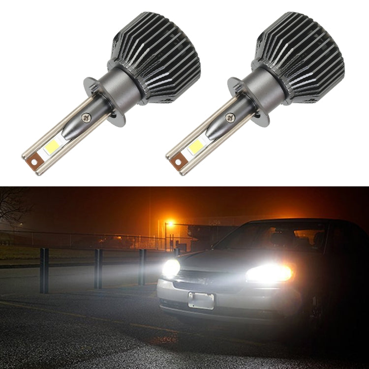 K11 1 coppia H1 12V / 85W / 6000K / 9000LM Faro LED per auto, H1