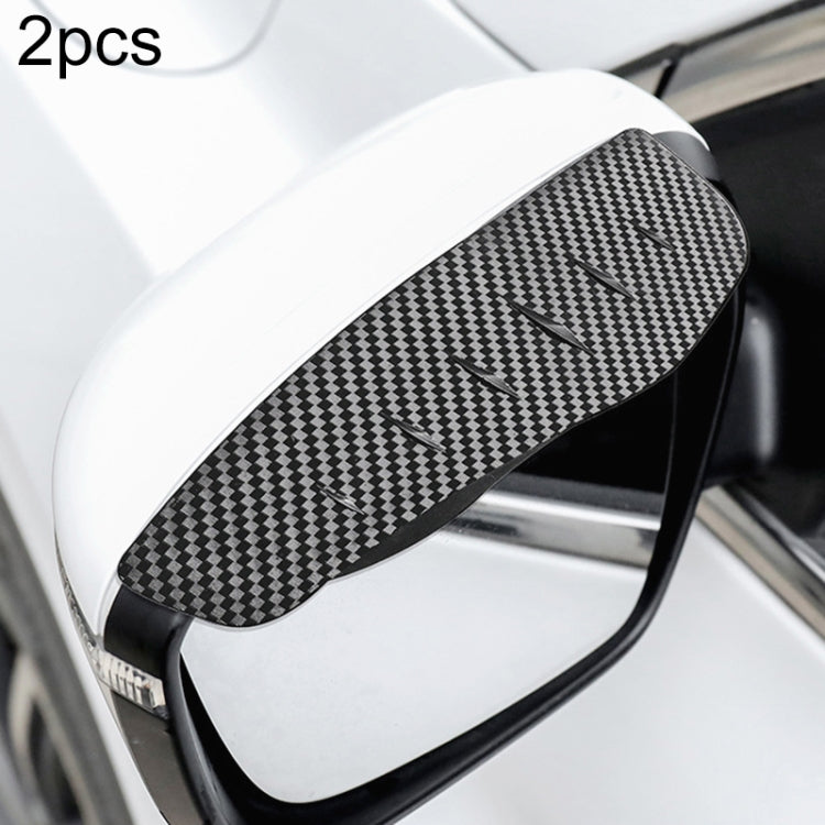 Specchietto retrovisore per auto Copertura per sopracciglio antipioggia Specchietto per catering Scudo antipioggia in fibra di carbonio PVC, DM-119