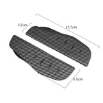 Specchietto retrovisore per auto Copertura per sopracciglio antipioggia Specchietto per catering Scudo antipioggia in fibra di carbonio PVC, DM-119