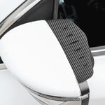 Specchietto retrovisore per auto Copertura per sopracciglio antipioggia Specchietto per catering Scudo antipioggia in fibra di carbonio PVC, DM-119