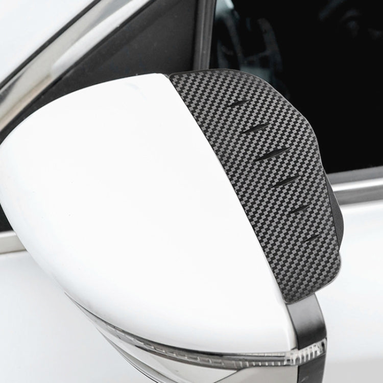 Specchietto retrovisore per auto Copertura per sopracciglio antipioggia Specchietto per catering Scudo antipioggia in fibra di carbonio PVC, DM-119