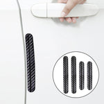 Striscia anticollisione in fibra di carbonio per PC antistatico per portiera auto 4 in 1, Carbon Fiber Anti-Collision Strip