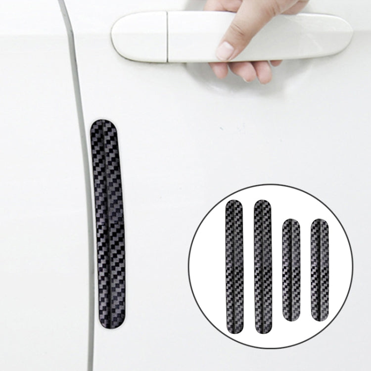 Striscia anticollisione in fibra di carbonio per PC antistatico per portiera auto 4 in 1, Carbon Fiber Anti-Collision Strip
