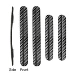 Striscia anticollisione in fibra di carbonio per PC antistatico per portiera auto 4 in 1, Carbon Fiber Anti-Collision Strip