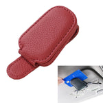 Clip per occhiali da sole per auto Staffa di archiviazione per schede multifunzionale