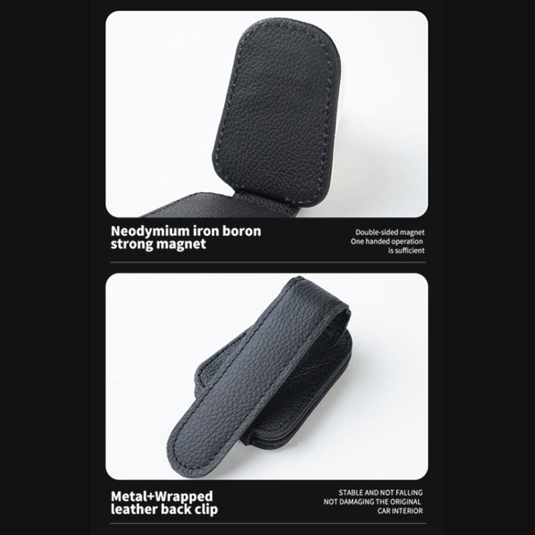 Clip per occhiali da sole per auto Staffa di archiviazione per schede multifunzionale