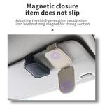 Clip per occhiali da sole per auto Staffa di archiviazione per schede multifunzionale