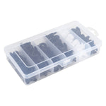 100 in 1 set di clip per rivetti di fissaggio in plastica per auto universali, 100 PCS
