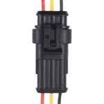 10 pezzi 2P Spina impermeabile per auto Connettore per auto, lunghezza: 10 cm, 3P