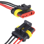 10 pezzi 3P Spina impermeabile per auto Connettore per auto, lunghezza: 10 cm, 4P