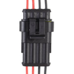 10 pezzi 3P Spina impermeabile per auto Connettore per auto, lunghezza: 10 cm, 4P