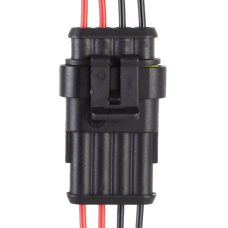 10 pezzi 3P Spina impermeabile per auto Connettore per auto, lunghezza: 10 cm, 4P