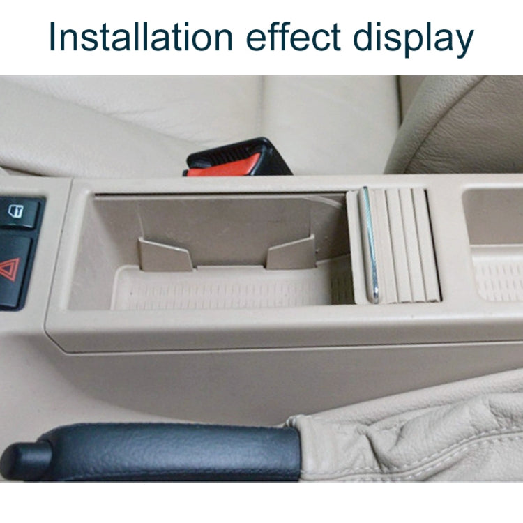Per BMW Serie 3 E46 Coperchio portabicchieri console centrale auto, For BMW 3 Series E46
