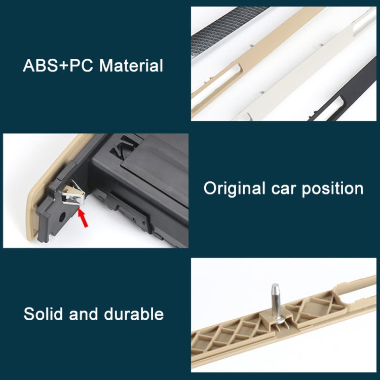 Cornice decorativa per portabicchieri per cruscotto BMW Serie 3 E90