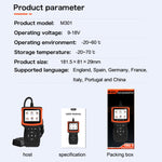 M301 9-18V OBD2 Lettore di codici per auto Scanner Rilevatore di guasti