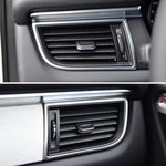 Per Porsche Macan 2010-2016 Auto Sinistra e Destra Aria Condizionata Uscita Aria Paddle 95B819702D-1, For Porsche Macan Left and Right