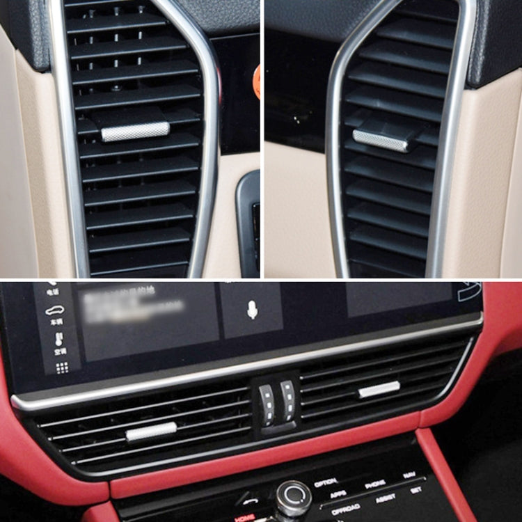 Per Porsche Cayenne 2017-2021 Guida a sinistra Condizionatore d'aria Vent Paddle Strip 9Y0820952GOB