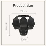 Fibbia di fissaggio dell'ombra del finestrino dell'auto per Land Rover Freelander 2, guida a sinistra, stile: piatto